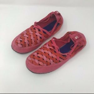 Patagonia 1% for the Planet lattice flat loafers